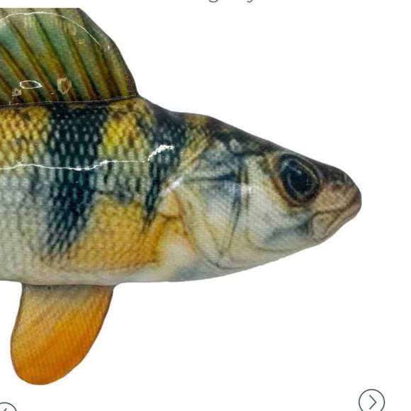 NWT KONG Wild Fish Dog Toy with Yellow and Black - Picture 3 of 3